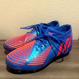 Adidas Predator Blue and Orange  Soccer Cleats